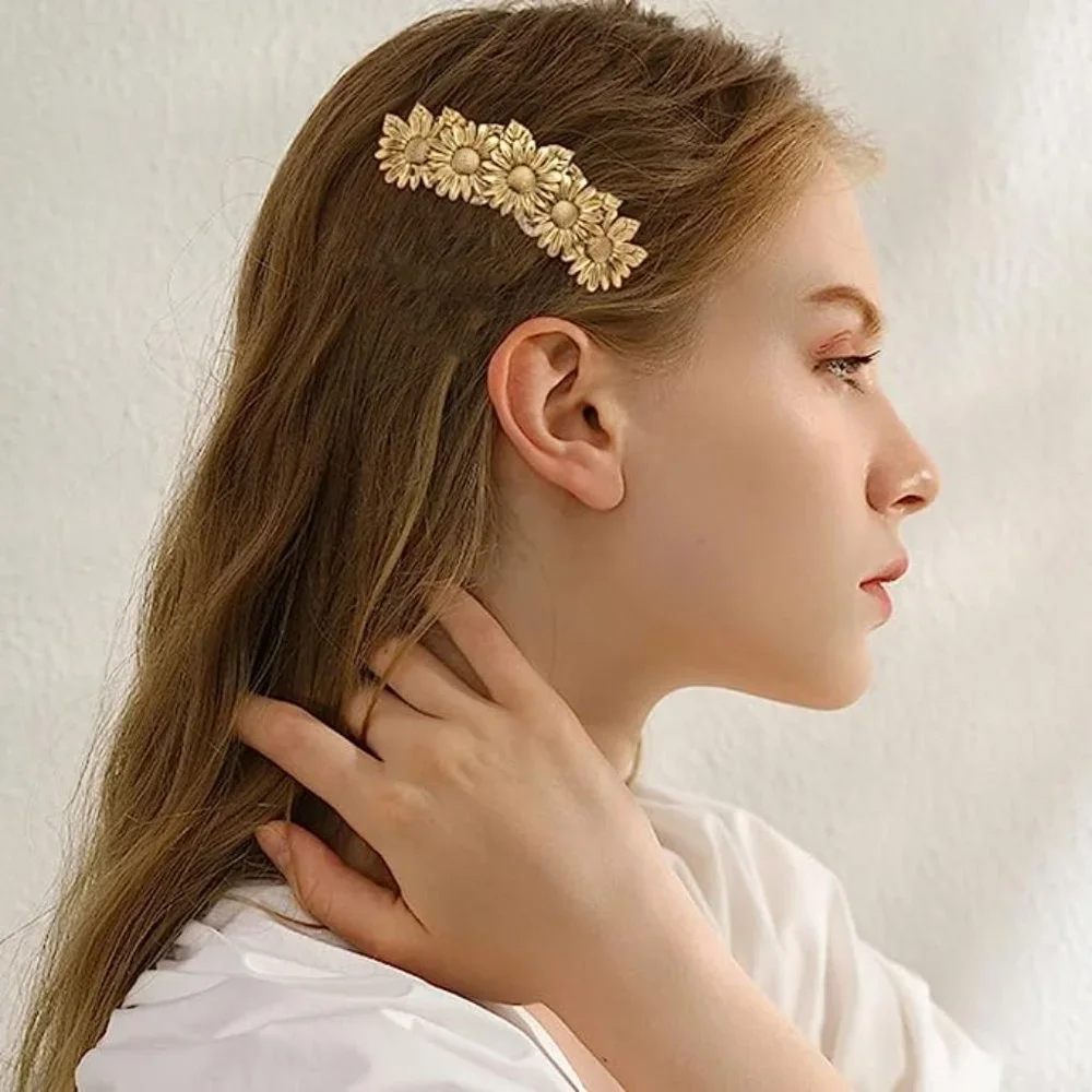 NEW! 🌻 Sunflowers Gold Hair Clip